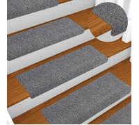 ""SALE 2025""Marchettes d'Escalier CLOUD - Tapis de marches d'escalier - Lot de 5 - Gris 65x21x4 cm Aiguilleté chill405127