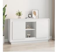 ""SALE 2025""Meuble bas bahut vaisselier - Buffet blanc 102x35x60 cm - bois d'ingénierie,29,4 Kg 6508