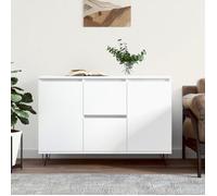 ""SALE 2025""Meuble bas bahut vaisselier - Buffet blanc 104x35x70 cm - bois d'ingénierie,30 Kg 8308
