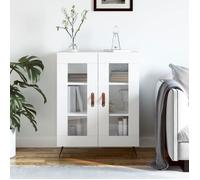 ""SALE 2025""Meuble bas bahut vaisselier - Buffet blanc 69,5x34x90 cm - bois d'ingénierie,25,94 Kg 1988