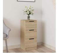 ""SALE 2025""Meuble bas bahut vaisselier - Buffet - Chêne sonoma - 30x30x70 cm - bois d'ingénierie,14,6 Kg 7095