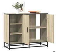 ""SALE 2025""Meuble bas bahut vaisselier - Buffet - Chêne sonoma - 92x35x76 cm - bois d'ingénierie,28,95 Kg 7494