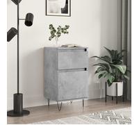 ""SALE 2025""Meuble bas bahut vaisselier - Buffet - Gris béton - 40x35x70 cm - bois d'ingénierie,13,02 Kg 8747