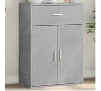 ""SALE 2025""Meuble bas bahut vaisselier - Buffet - Gris béton - 60x30x84 cm - bois d'ingénierie,22,78 Kg 8925