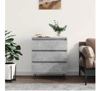 ""SALE 2025""Meuble bas bahut vaisselier - Buffet - Gris béton - 60x35x70 cm - bois d'ingénierie,21,32 Kg 8386