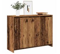 ""SALE 2025""Meuble bas bahut vaisselier - Buffet - vieux bois - 102x33x75 cm - bois d'ingénierie,27,9 Kg 8673