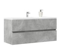 ""SALE 2025""Meuble salle de bain suspendu - Armoire d'évier - Gris béton - 100x38,5x45 cm - Aggloméré,19,3 Kg 8063