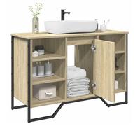 ""SALE 2025""Meuble salle de bain suspendu - Armoire lavabo de salle de bain - Chêne sonoma - 91x35x60 cm,22,85 Kg 9007