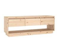 ""SALE 2025""Meuble TV Bas sur Pieds MOOD - Table Télé 110,5x34x40 cm - Bois de pin massif Chill4713841