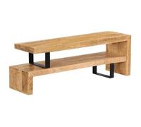 ""SALE 2025""Meuble TV Bas sur Pieds MOOD - Table Télé - Bois de manguier massif Chill1369699