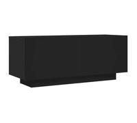 ""SALE 2025""Meuble TV Bas sur Pieds MOOD - Table Télé Noir 100x35x40 cm - Aggloméré Chill9321581