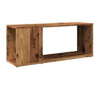 ""SALE 2025""Meuble TV Bas sur Pieds MOOD - Table Télé - vieux bois - 80x24x32cm - Bois d'ingénierie Chill2756345
