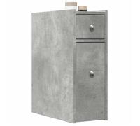 ""SALE 2025""Meuble WC - Armoire de salle de bain étroite avec roulettes - Gris béton -,18 Kg 1163