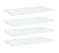""SALE 2025""Panneaux de bibliothèque - Lot de 4 - blanc - Bois d’ingénierie,4,72 Kg 7601