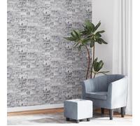 ""SALE 2025"" Papier peint 3D aspect de pierre gris marron 10x0,53m non tissé chill142583