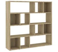 ""SALE 2025""Paravent Décor MOOD - Bibliothèque-Séparateur de pièce Chêne sonoma - 105x24x102 cm Chill483586