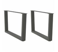 ""SALE 2025""Pieds de table à manger en forme de V - Lot de 2 - anthracite acier,7,11 Kg 4124