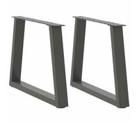 ""SALE 2025""Pieds de table à manger en forme de V - Lot de 2 - anthracite acier,7,5 Kg 6582