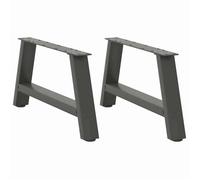 ""SALE 2025""Pieds de table basse forme de A - Lot de 2 - anthracite 60x(30-31) cm,6,2 Kg 2617