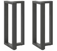 ""SALE 2025""Pieds de table de bar forme de T - Lot de 2 - anthracite acier 18 1 Kg 6424