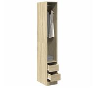 ""SALE 2025""Placard de Chambre - Garde-robe - Chêne sonoma - 30x50x200 cm - bois d'ingénierie,36,4 Kg 8558
