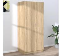 ""SALE 2025""Placard de Chambre - Garde-robe - Chêne sonoma - 80x52x180 cm - Bois d’ingénierie,59,08 Kg 9846