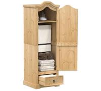 ""SALE 2025""Placard de Chambre - Garde-robe Corona 55x52x170 cm - Bois de pin massif,33,8 Kg 1409