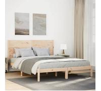 ""SALE 2025""Structure/Cadre de lit extra long - Lit 2 personnes - 160x210 cm bois massif,32.16 Kg 4309