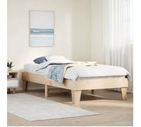 ""SALE 2025""Structure/Cadre de lit - Lit 1 personne - 75x190 cm - bois de pin massif,15.1 Kg 7508
