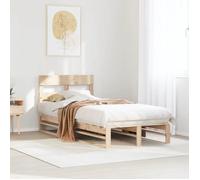 ""SALE 2025""Structure/Cadre de lit - Lit 1 personne - 90x190 cm - bois de pin massif,21 Kg 6950