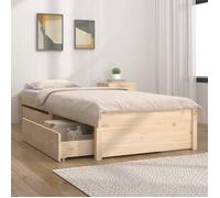 ""SALE 2025""Structure/Cadre de lit - Lit 1 personne - avec tiroirs,25.57 Kg 7661
