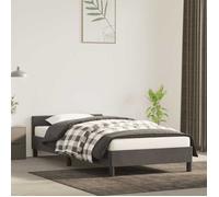 ""SALE 2025""Structure/Cadre de lit - Lit 1 personne - gris foncé - 100x200 cm velours,18.2 Kg 3793
