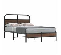 ""SALE 2025""Structure/Cadre de lit - Lit 2 personnes - 120x200 cm chêne marron - 25.8 Kg 7409