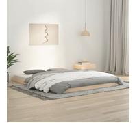 ""SALE 2025""Structure/Cadre de lit - Lit 2 personnes - 160x200 cm bois massif de pin,20 Kg 5439