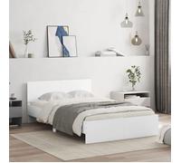 ""SALE 2025""Structure/Cadre de lit - Lit 2 personnes - blanc 120x190 cm,40 Kg 3662