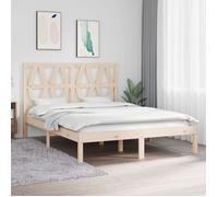 ""SALE 2025""Structure/Cadre de lit - Lit 2 personnes - bois massif,25.83 Kg 4237