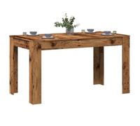 ""SALE 2025""Table à manger - table de dîner - vieux bois - 140x74,5x76 cm - bois d'ingénierie,25,7 Kg 2395