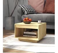 ""SALE 2025""Table basse - Table d’Appoint de Salon - 50x50x33,5 cm - Bois de pin massif,7,04 Kg 4090