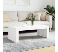 ""SALE 2025""Table basse - Table d’Appoint de Salon - blanc 102x50x36 cm - bois d'ingénierie,13,12 Kg 2853