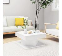 ""SALE 2025""Table basse - Table d’Appoint de Salon - Blanc 57x57x30 cm - bois d'ingénierie,15,22 Kg 3927