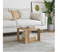 ""SALE 2025""Table basse - Table d’Appoint de Salon - chêne artisanal 40x40x30 cm - bois d'ingénierie,5,45 Kg 1504