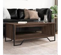 ""SALE 2025""Table basse - Table d’Appoint de Salon - Chêne marron - 100x51x40 cm - bois d'ingénierie,16,7 Kg 6578