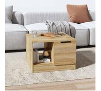 ""SALE 2025""Table basse - Table d’Appoint de Salon - Chêne sonoma - 50x50x36 cm - bois d'ingénierie,13,81 Kg 7469