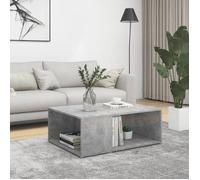 ""SALE 2025""Table basse - Table d’Appoint de Salon - Gris béton - 90x67x33 cm - bois d'ingénierie,22,53 Kg 9794