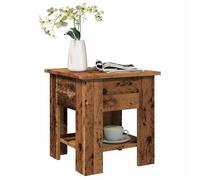 ""SALE 2025""Table basse - Table d’Appoint de Salon - vieux bois - 40x40x42 cm - bois d'ingénierie,7,5 Kg 1712