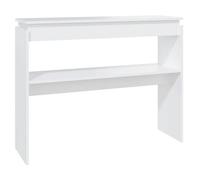 “SALE 2025”Table console/Table de Couloir - MOOD - blanc 102x30x80 cm - Bois d'ingénierie chill961895