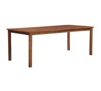 ""SALE 2025""Table de jardin table d'extérieur | table d'appoint 200x100x74 cm - Bois d'acacia massif,25 Kg 6348