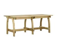 ""SALE 2025""Table de jardin table d'extérieur | table d'appoint 220x74x75 cm Bois de pin imprégné,63 Kg 2646