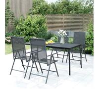 ""SALE 2025""Table de jardin table d'extérieur | table d'appoint anthracite 165x80x72 cm Treillis d'acier,20,8 Kg 1751