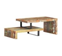 ""SALE 2025""Tables Gigognes de Salon/Ensemble de table basse - Lot de 2 - Bois de récupération massif,21,06 Kg 6984